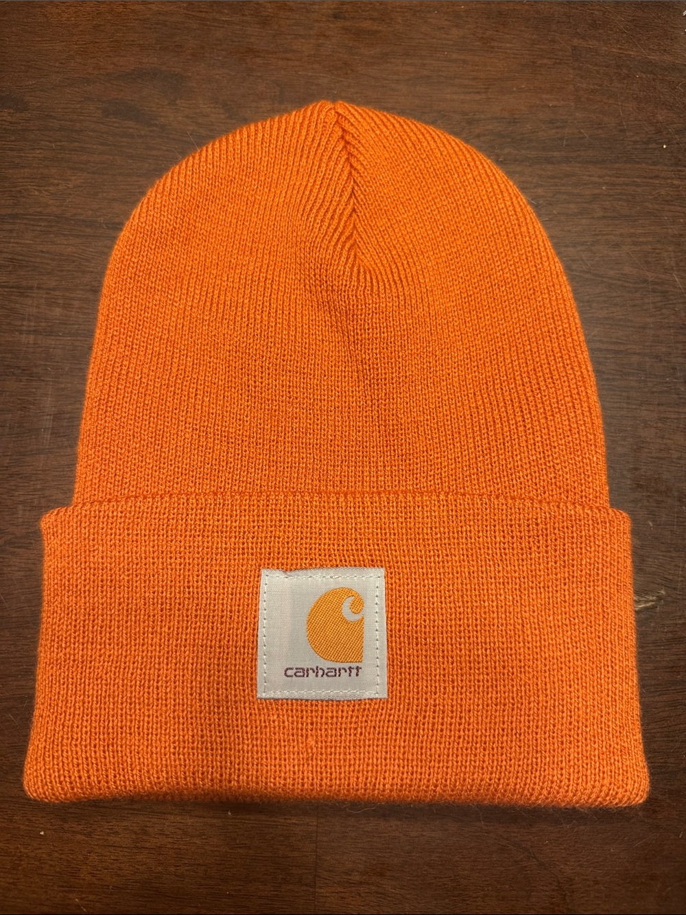 Carhartt Women’s Orange Cuffed Knit Beanie